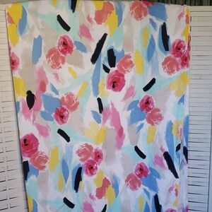 Kate Spade Painball floral multicolor shower curtain